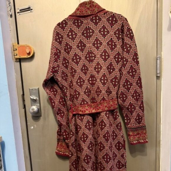 Boho shawl neck Cardigan Duster Sweater / Jacket - Picture 5 of 16